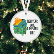2021 Christmas Ornament, New Year Same Dumpster Fire Ornament, Dumpster Fire Ornament Christmas Tree Decor Home Decor