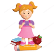 Personalized Girl First Day of School Ornament- Kindergarten-Preschool- PreK