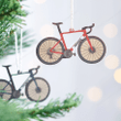 Personalised Road Bike Christmas Decoration