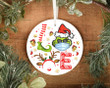 Love Grinch Christmas Ornament 2021, The Grinch Ornament, Xmas Gifts, Christmas Family Ornament, 2021 Ornaments