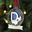Personalised Initial Squirrel Christmas Decoration - Luxury Christmas Decorations