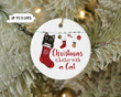 Christmas Is Better With Cats Ornament, Cat Christmas Ornament, Cat Owner, Christmas Holiday Gift, Merry Christmas, Christmas 2021 Ornament