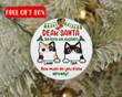 Personalized Funny Christmas Cat Ornament, Cat Ornament, Pet Ornament, Cat Lover Gifts, Cat Mom Gifts, Christmas Tree Decorations