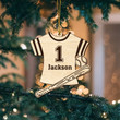 Personalized Wood Ornament, Baseball Uniform Ornament, House Decor, Baseball Lover Gift, Baseball Team Gift, Christmas Tree Hanger