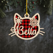 Personalized Family and Pet Ornament, Family Christmas Ornament