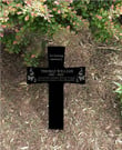 Grave Marker Cross - Memorial Remembrance Plaque Stake - Waterproof Outdoor Plant Marker - Grief Funeral Sympathy Gifts for Loss of Loved One in Memory of Mother Father