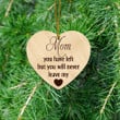 Personalised Mom Dad Remembrance Ornament, Parents Memorial, Parents Memory, Sympathy Gift, Father Memorial, Brother Memorial