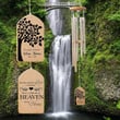 Personalized Memorial Wind Chime, Because Someone We Love is in Heaven, in Memory, Condolence Gift, Sympathy Wind Chime, Bereavement Gift, Condolence for Loss of Loved One