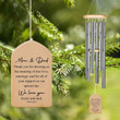 Parents Wedding Wind Chime, Personalized Parents of Bride, Wedding Keepsake, Gift from Daughter, Thank You Gift from Bride, Gift for Parents