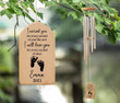 Baby Memorial Wind Chime, in Memory of Loss of Baby Sympathy Gifts, Pregnancy and Infant Loss, Miscarriage Keepsake Gift, Aluminum Tubes Wooden Wind