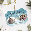 God Knew My Heart Needed You Ornament, Personalized Photo Ornament, Couple Christmas Ornament, Gift for Him, Engagement Gift, Valentine Gift