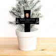Grave Marker Cross - Memorial Remembrance Plaque Stake - Waterproof Outdoor Plant Marker - Grief Funeral Sympathy Gifts for Loss of Loved One in Memory of Mother Father Brother Sister Grandma Grandpa
