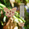 Butterfly Memorial Wind Chime, Memorial Sympathy Gift, Outdoor Wind Chime, Butterfly Hanger, Memorial Wind Chime Gift After Loss