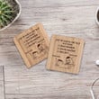 Personalized Funny Touch My Butt Love Coaster, Inappropriate Butt, Touch Your Butt, Naughty Valentine's Gift, Sexy Gift for Him for Her