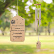 Personalized Memorial Wind Chime It's Hard to Forget Someone Memorial Bereavement Gift Remembrance Wind Chime Loss of Loved One Memory Gift