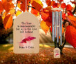 Memorial Wind Chime, Personalized Wind Chime, The Loss Is Immeasurable But So it The Love Left Behind, Bereavement Gift, Memorial Gift