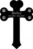 Dog or Cat Outdoor Grave Marker Cross, Pet Plaque Stake for The Garden or Yard, Sympathetic Pet Loss Remembrance Gift, Pet Memorial Gifts, Loss of Dog, Gift for Dog Lover