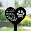Dog or Cat Grave Marker Stake for The Garden or Yard - Outdoor Pet Memorial or Sympathetic Pet Loss Remembrance Gift - Garden Memorial Plaques Stake