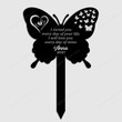 Personalized Butterfly Memorial Plaque with stake Baby Loss Miscarriage Gift