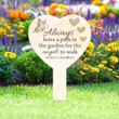 Always Leave A Path Memorial Plaque Stake, Personalized Angel Memorial Maker, Acrylic Memorial Stake, Grave Marker, Remembrance Plaque