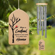 When A Cardinal Appears Wind Chime Personalized Memorial Wind Chime Loss of Mom Dad Grandparent Sympathy Wind Chime Bereavement Gift