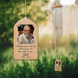 Personalized Memorial Photo Wind Chime Missing You More Than Words Can Say Bereavement Gift Remembrance Wind Chime Loss of Loved One Dad Mom Condolence Presents Memorial Keepsake