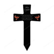 Personalised Memorial Plaque Acrylic Stake, Grave Marker, Memorial Cross, Cross Memorial Grave Marker, In Loving Memory, Memorial Ceremony