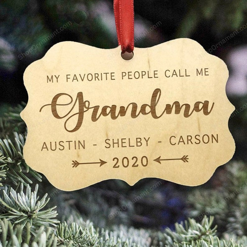 2021 Personalized Grandma Christmas Ornament