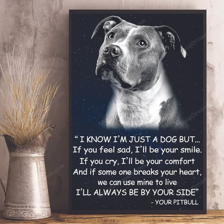 Pitbull Always Be By Your Side Poster
