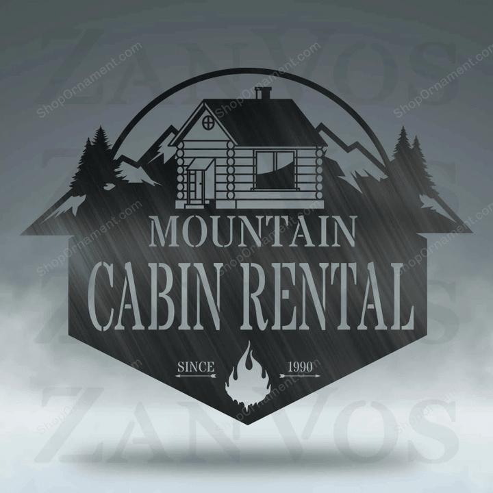 Mountain Cabin Monogram