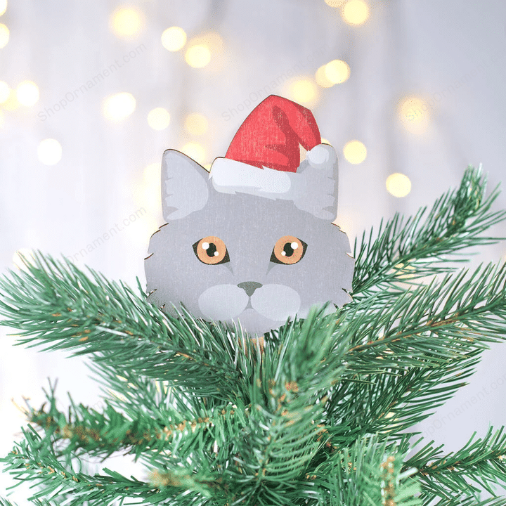Personalised Cat Breed Tree Topper