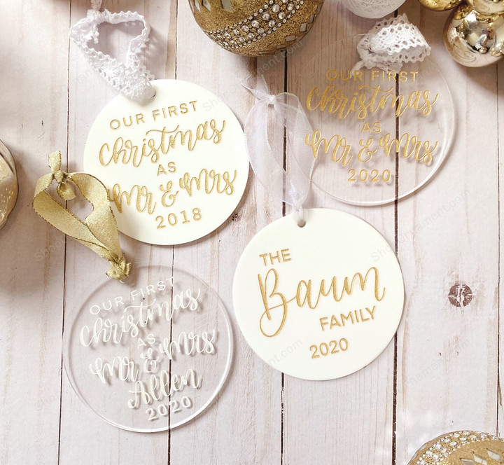 Custom Christmas Ornament - Round Acrlyic | 2021
