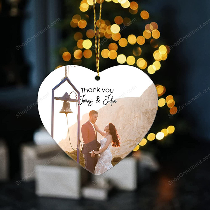 Wedding Ornament Favors - Personalized Wedding Favors for Guests in Bulk - Bridal Shower Favors - Wedding Party Gift