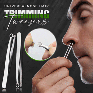 🎁 Universal Nose Hair Trimming Tweezers