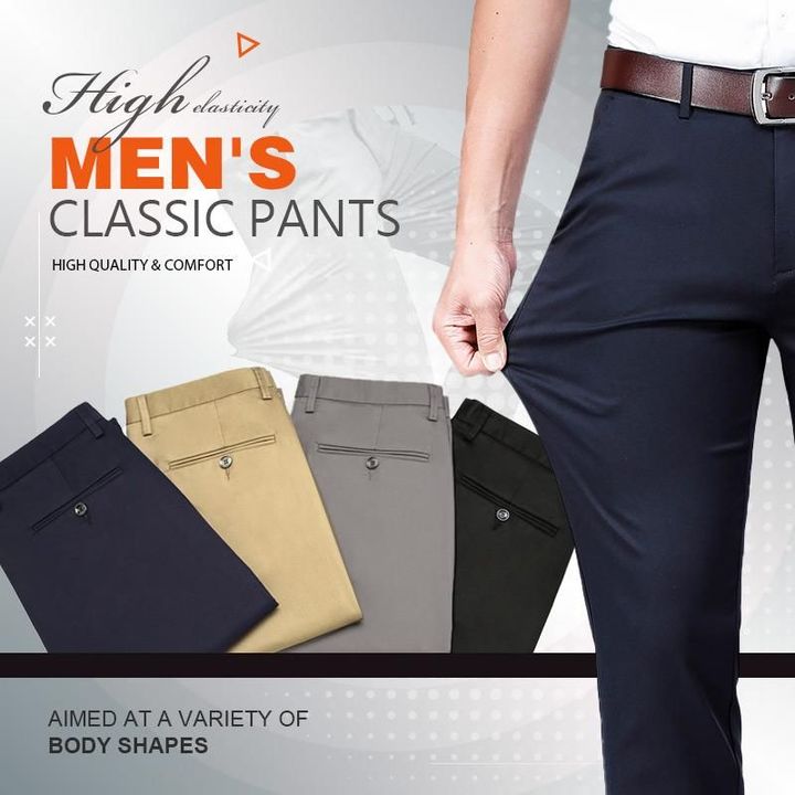 Autumn limited promotion-50% OFF - High Stretch Men's Classic Pants 🔥