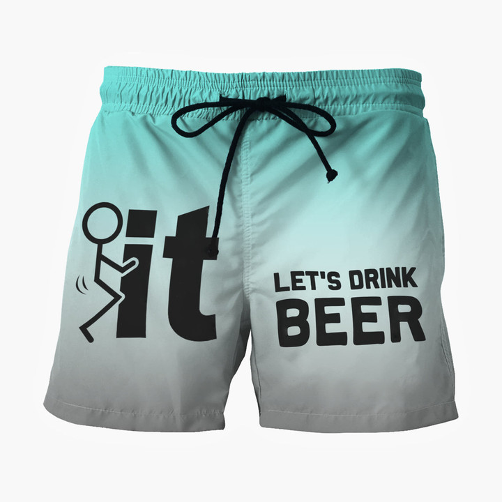 Let's Drink Beer - Men Hawaii Beach Shorts 🔥HOT SALE 50%🔥