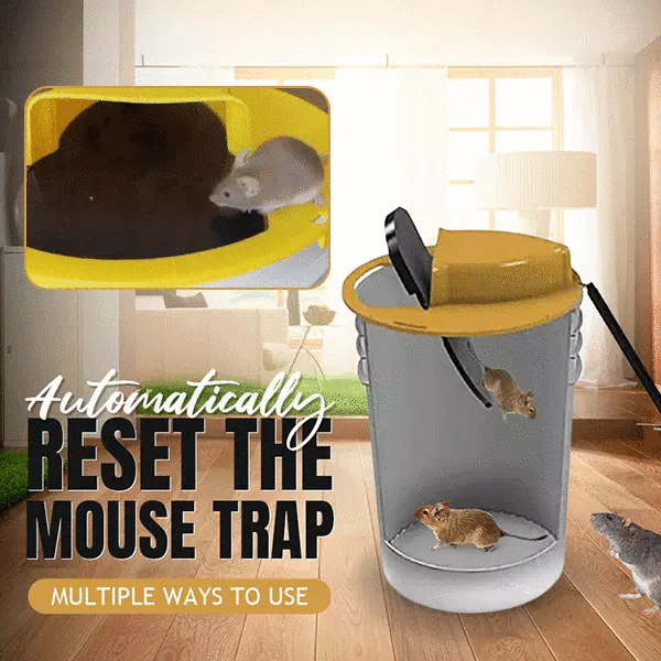 🎁 Flip N Slide Bucket Lid Mouse Trap