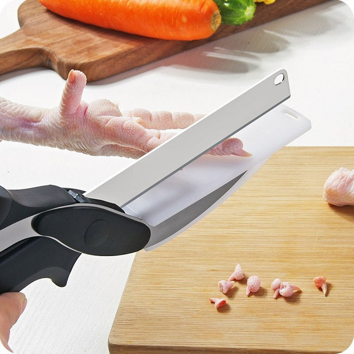🎊 2-In-1 Cutting Board Scissors 🔥50% OFF - LIMITED TIME ONLY🔥