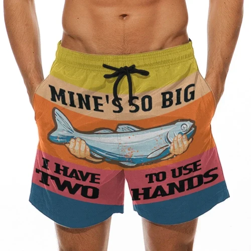 Mine Is So Big - Custom Swim Trunks