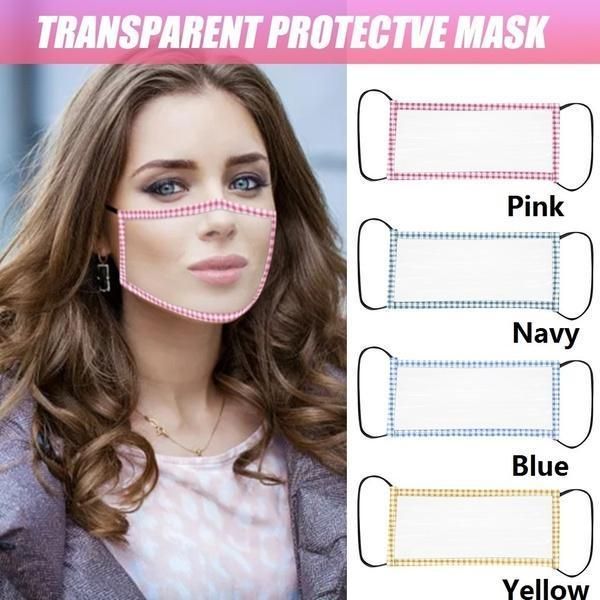 Face Maks Adult Transparent Mask With Clear Window Windproof Mask