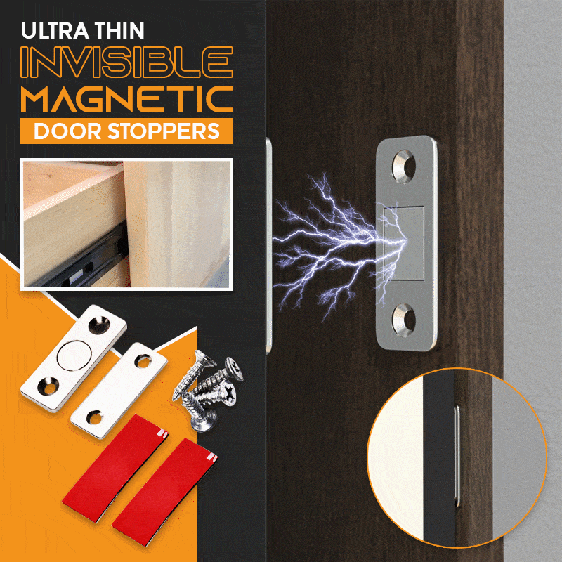 ✅ Ultra-Thin Invisible Magnetic Door Stoppers