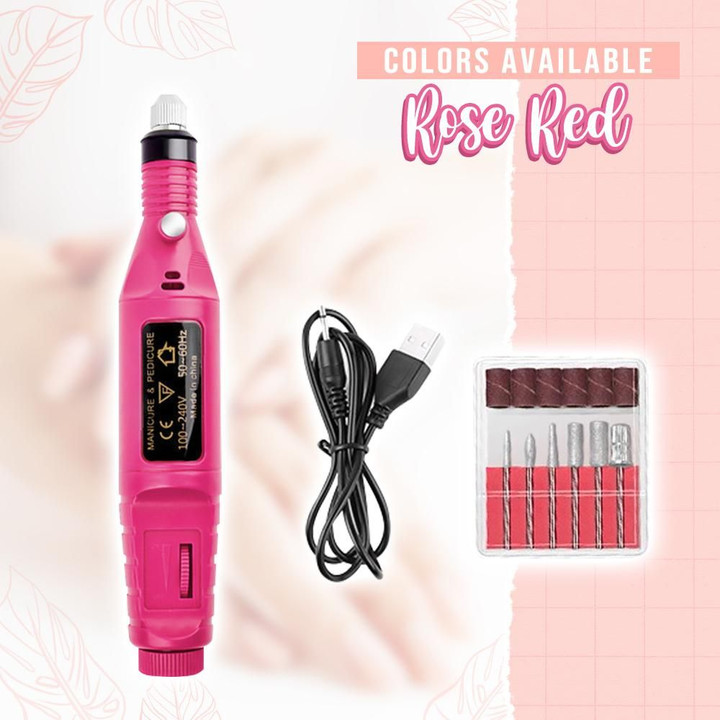 Professional Cordless Portable Usb Rechargeable Nail Polisher