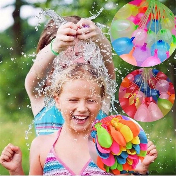 Quick Filling Water Balloons Kit - 111 Balloons Included