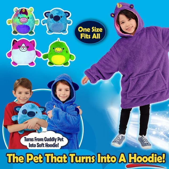 🔥NEW YEAR SALE🔥 Cute Warm Comfy Oversized Pet Hoodie For Kids