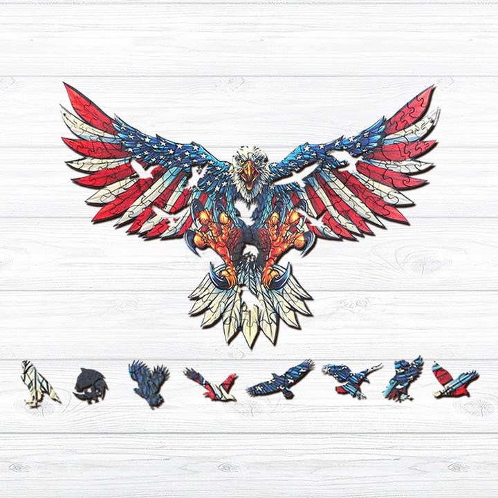American Bald Eagle Wooden Puzzle 🔥HOT DEAL - 50% OFF🔥