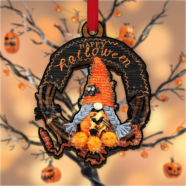 🧙‍♀️ Halloween Wooden Ornament