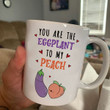 🔥 Eggplant And Peach Couple Mug