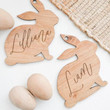 Customized Bunny Easter Name Tags