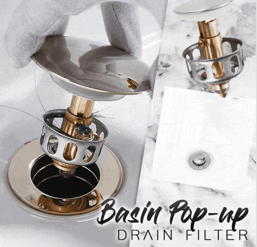 UK - Basin Pop-Up Drain Filter