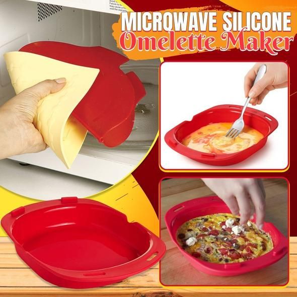 🔥 Microwave Silicone Omelet Maker
